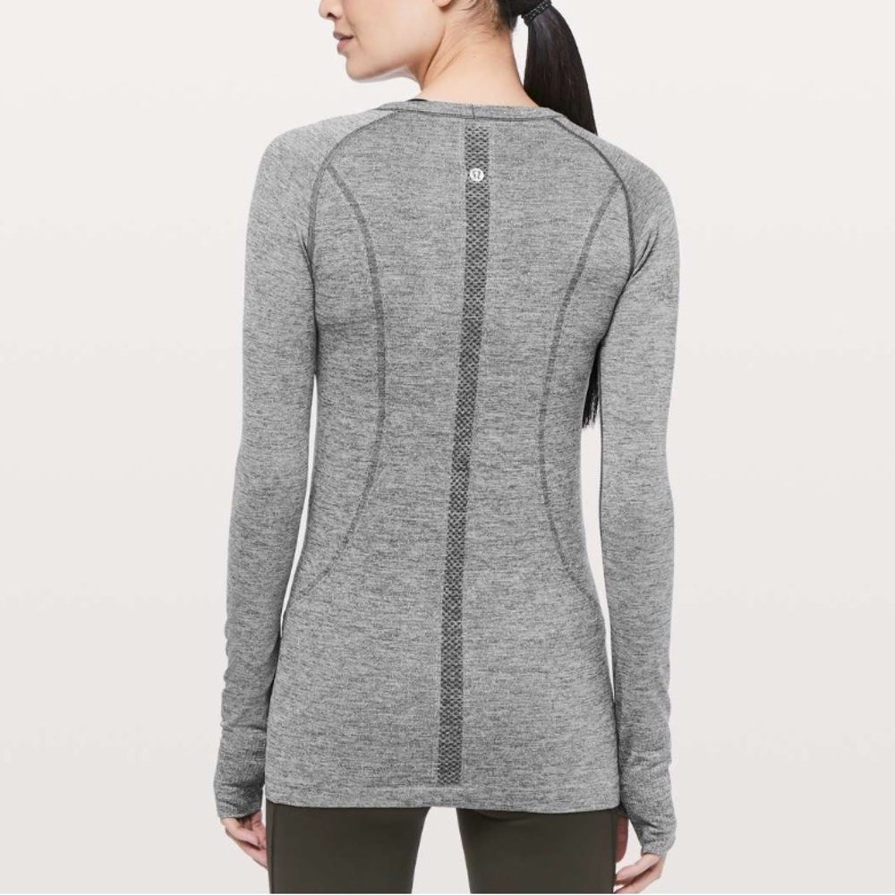 Lululemon Swiftly Tech Long Sleeve Crew *Sparkle size 8